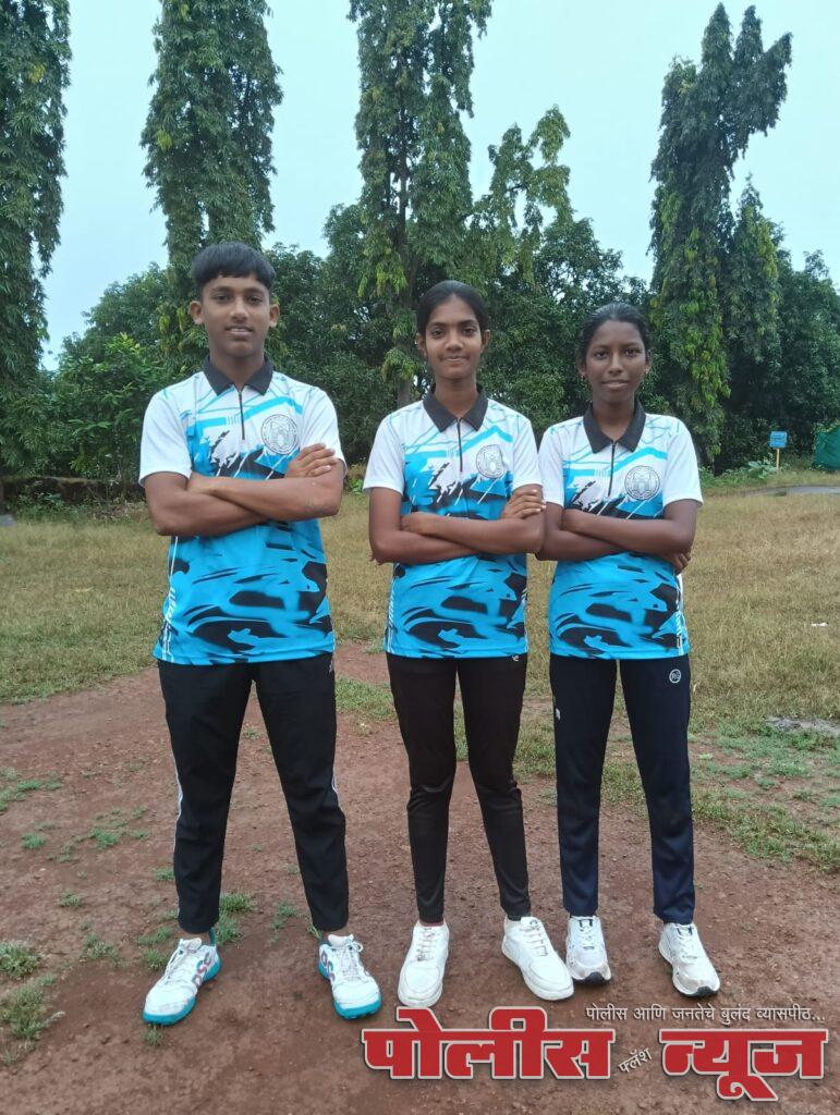 दि मॉडेल इंग्लिश स्कूल सैतवडे विद्यालयातील तीन खेळाडूंची राष्ट्रीय स्तरावर निवड