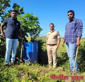 हातभट्टी दारू अड्ड्यावर, देशी,विदेशी दारूची अवैध विक्री करणाऱ्यावर छापेमारी. 62 गुन्हे दाखल.