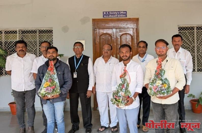 एम.एससी. डेअरी सायन्स विभागातील यशस्वी विद्यार्थ्यांचा सत्कार