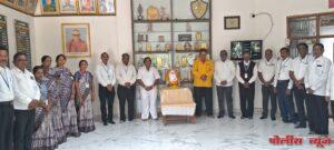 महाराष्ट्र उदयगिरी महाविद्यालयात संत संताजी जगनाडे जयंतीनिमित्त अभिवादन