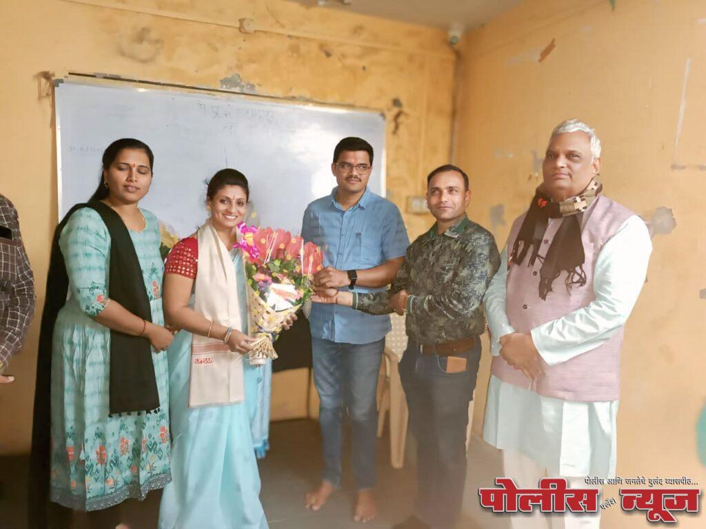 संत तुकाराम लॉ कॉलेजच्या वतीने नीता मोरे यांचा सत्कार संपन्न