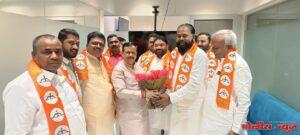 लोकाधिकार प्रमुख व्यंकटराव पनाळे यांचा शिवसेनेत प्रवेश