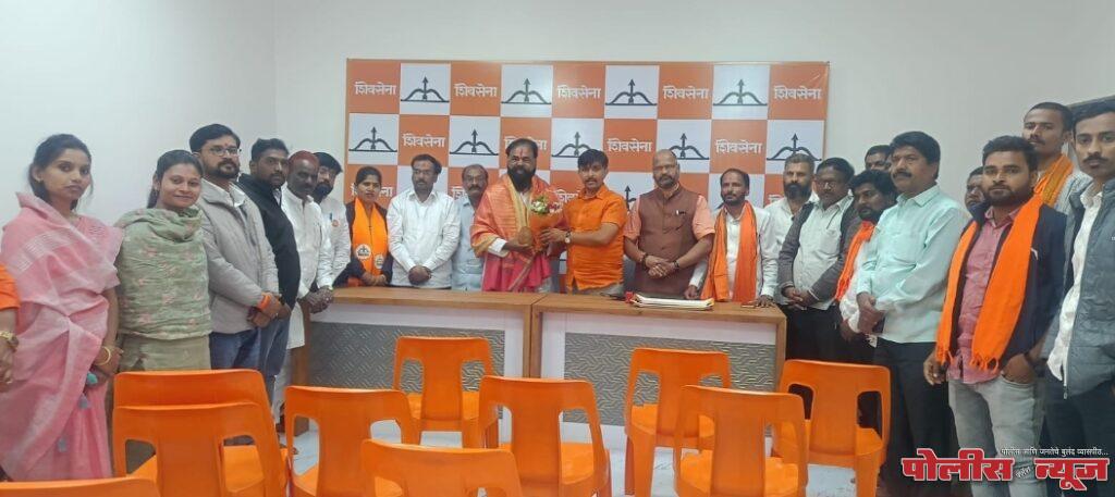 व्यंकटराव पनाळे यांचा शिवसेना जिल्हा कार्यालयात सत्कार संपन्न