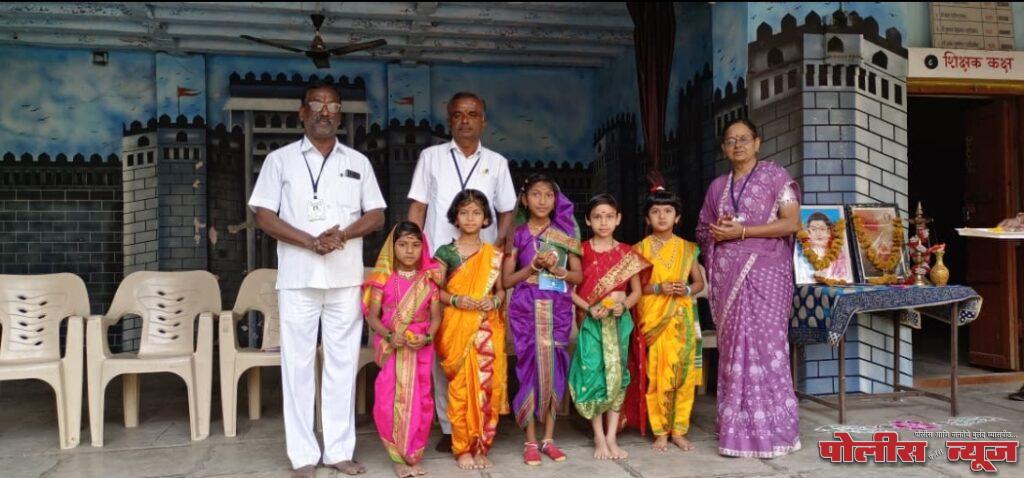 शास्त्री प्राथमिक शाळेत क्रांतिज्योती सावित्रीबाई फुले जयंती संपन्न.