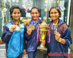 राष्ट्रीय धनुर्विद्या स्पर्धेमध्ये उदगीरच्या तीन सख्ख्या बहिणी चमकल्या