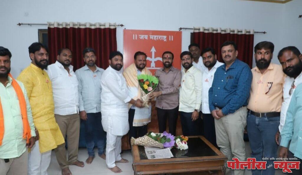 शिवसेनेच्या तालुकाप्रमुख पदी शिवाजी भोळे यांची निवड