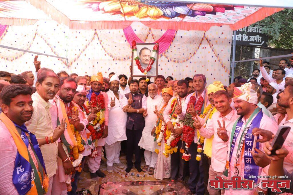 उदगीर तालुक्यात आ. संजय बनसोडे यांची जादू कायम, राष्ट्रवादीचे तीनही उमेदवार बहुमताने विजयी, भाजपचे दोन तर काँग्रेसचे ही दोन उमेदवार विजयी