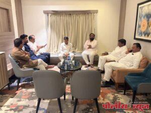 जि प च्या अध्यक्षपदाचे वांदे सुरू !लातूर जिल्हा परिषदेच्या विकासासाठी महायुतीची बैठक