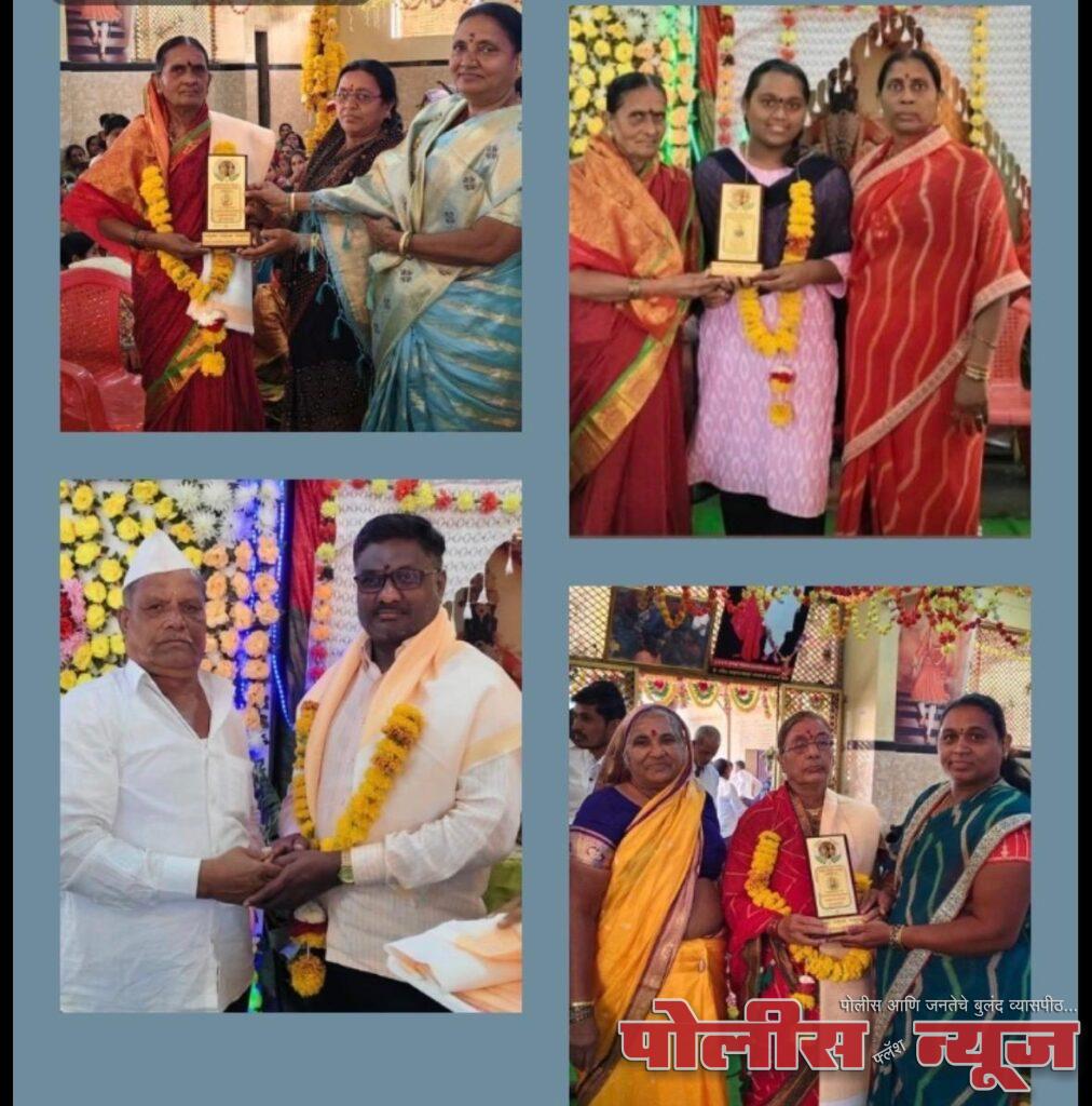 बनशेळकी येथे अंखंड हरीनाम सप्ताहानिमित्त गुणवन्त विद्यार्थीचे व कर्मचारांचे गौरव