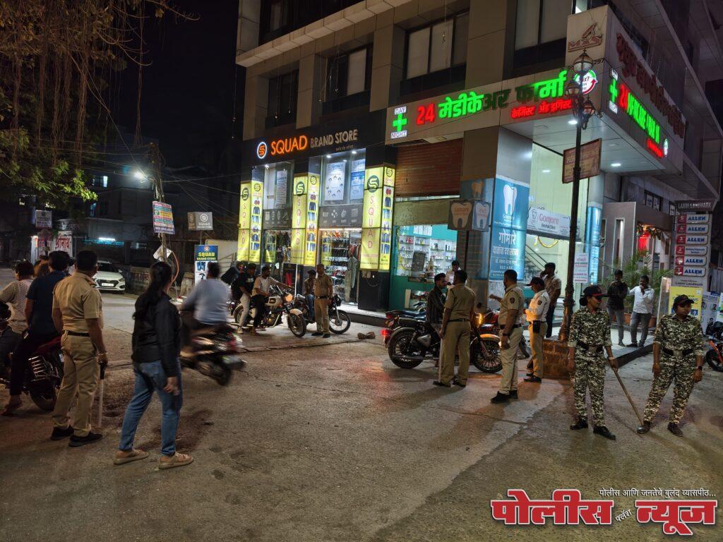 पालकमंत्र्यांनी कान टोचतात पोलीस ॲक्शन मोडवर ! कोंबिंग ऑपरेशन; मोटार वाहन कायद्याच्या ८६ केसेस, ५८,५०० रुपये दंड वसूल!