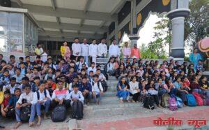 उदयगिरी अकॅडमी ची विरंगुळा सहल पर्यटन स्थळ चाकूर येथील वृंदावन गार्डन च्या सानिध्यात