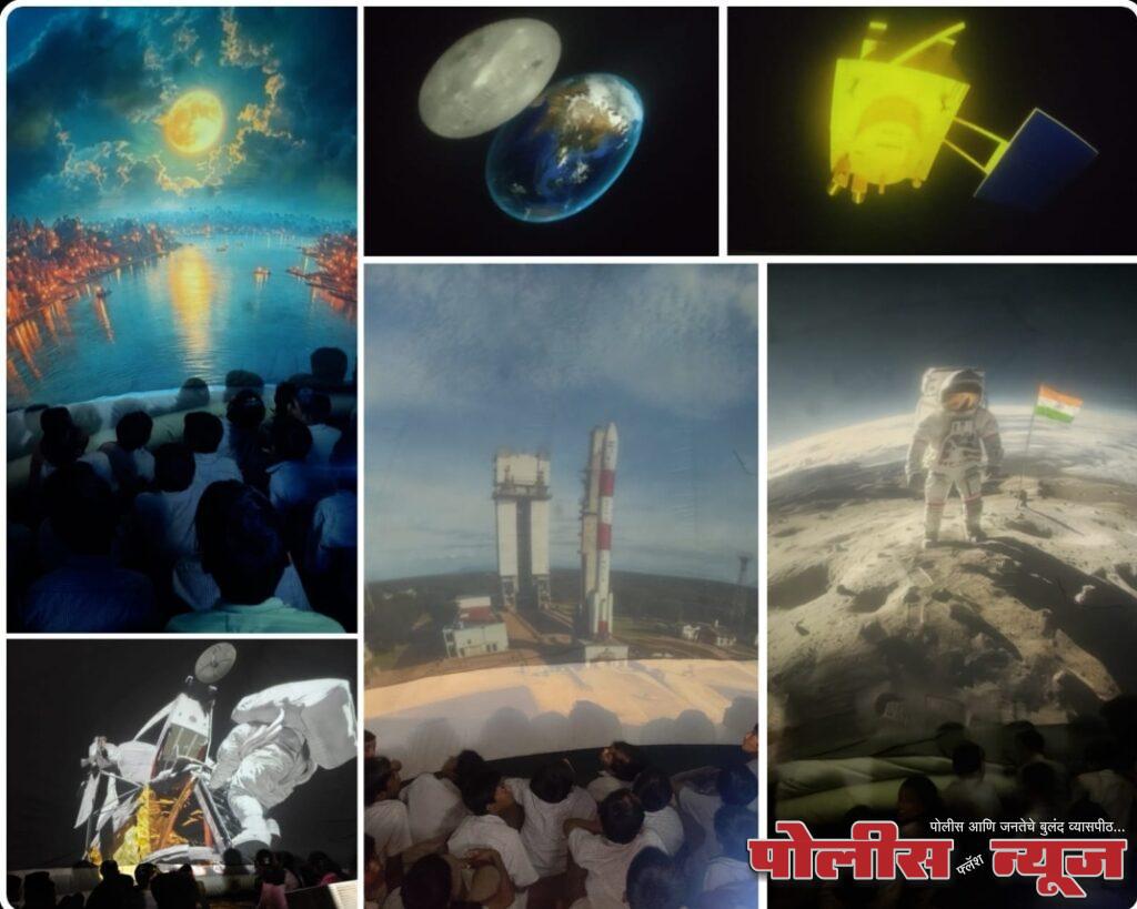 श्री पांडुरंग विद्यालय, कल्लूर येथे फिरते तारांगण अनुभवाधारित शिक्षणाचा प्रभावी नमुना