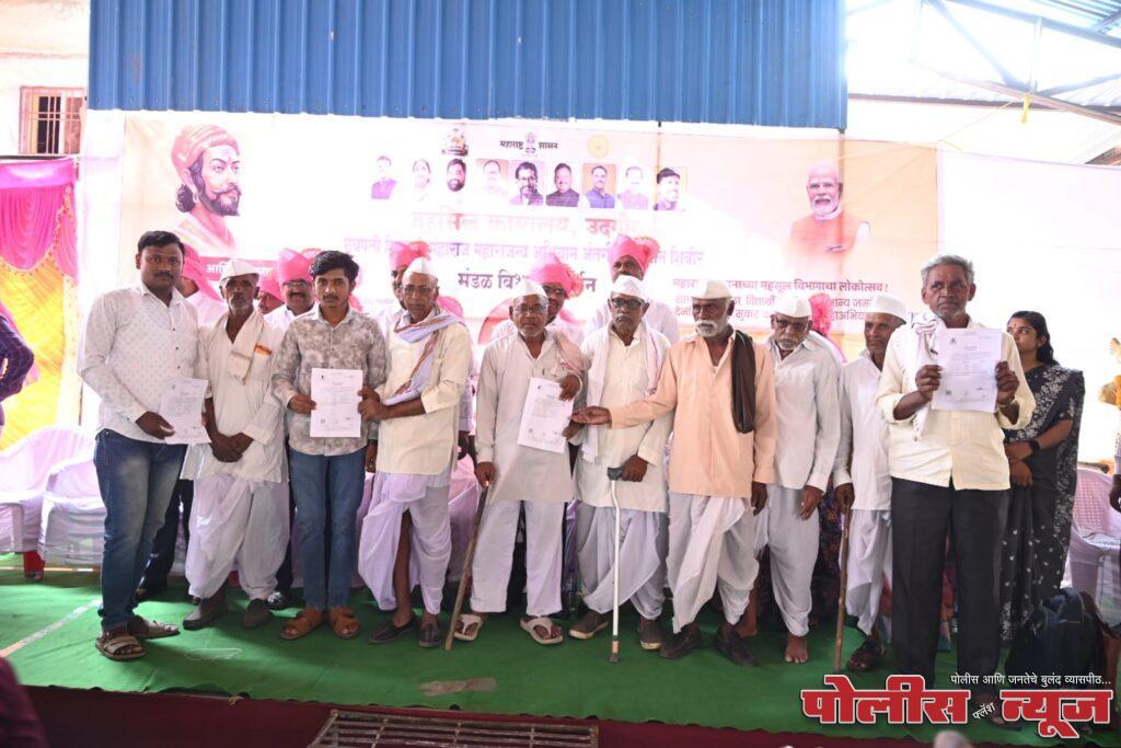 दावणगाव येथे ‘समाधान शिबिर’ उत्साहात संपन्न; ७०० पेक्षा अधिक अर्ज निकाली