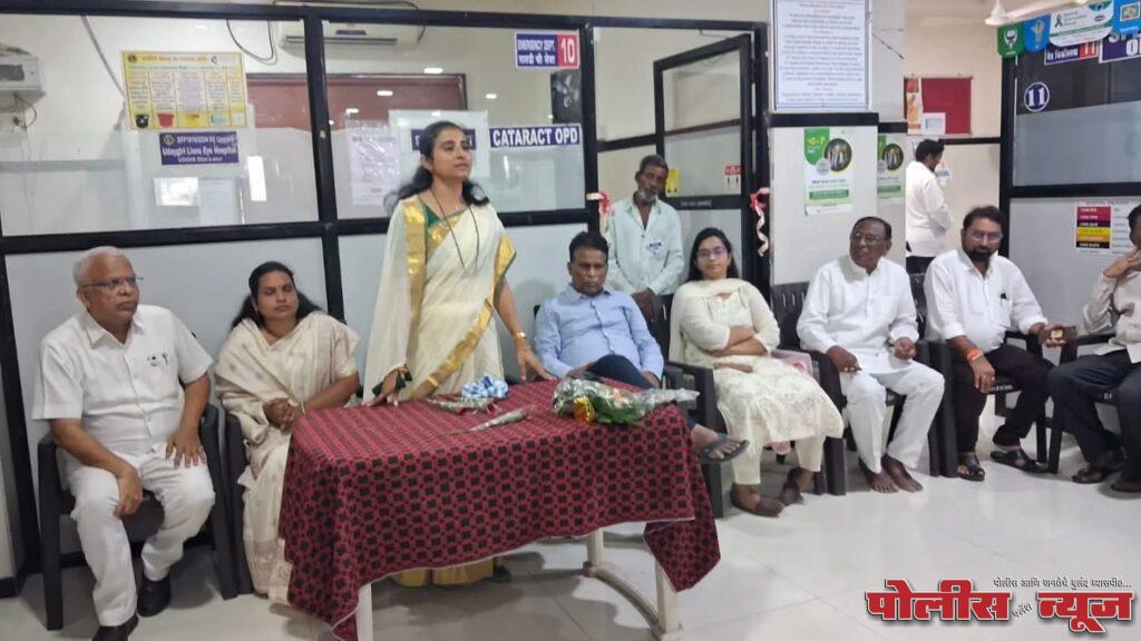 उदयगिरी लायन्स धर्मादाय नेत्र रुग्णालयाने उदगीर चे नाव जागतिक पातळीवर पोहोचवले - नगराध्यक्ष सौ स्वातीताई सचिन हुडे
