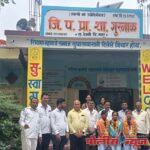 जि,प,प्रा,शाळा गुरनाळ येथे शिष्यवृत्तीधारक विद्यार्थ्यांचा सत्कार